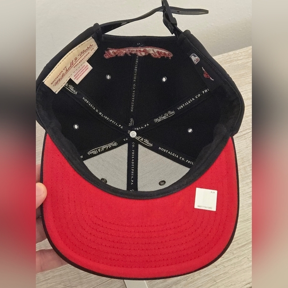 Mitchell & Ness Black NBA Chicago Bulls Clip back Mens Size one size fits all os - Picture 6 of 7